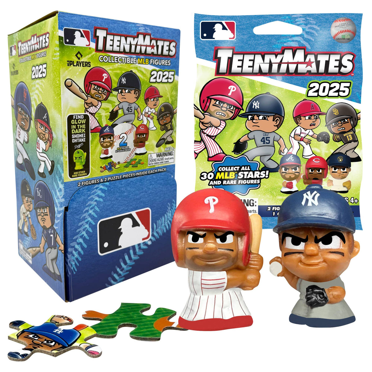 MLB Player TeenyMates Gravity Feed Display 2025 (32 ct) – Boujee