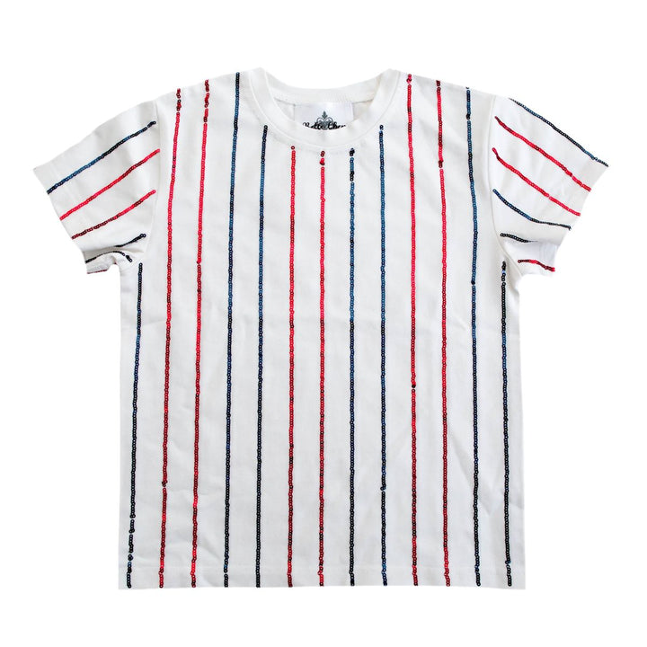 Navy and Red Striped Shirt