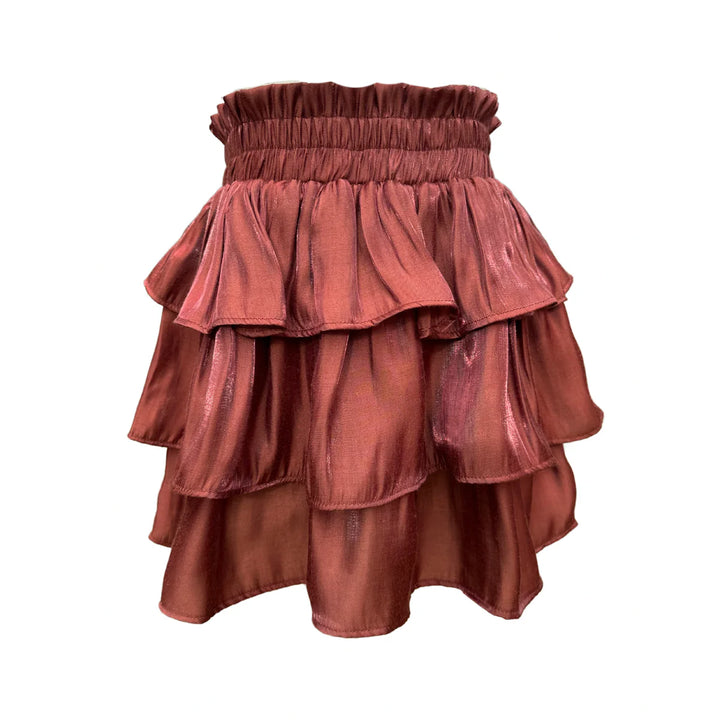 Luna Skirt - Chestnut Shimmer