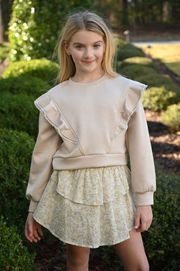 Livvy Sweatshirt - Beige