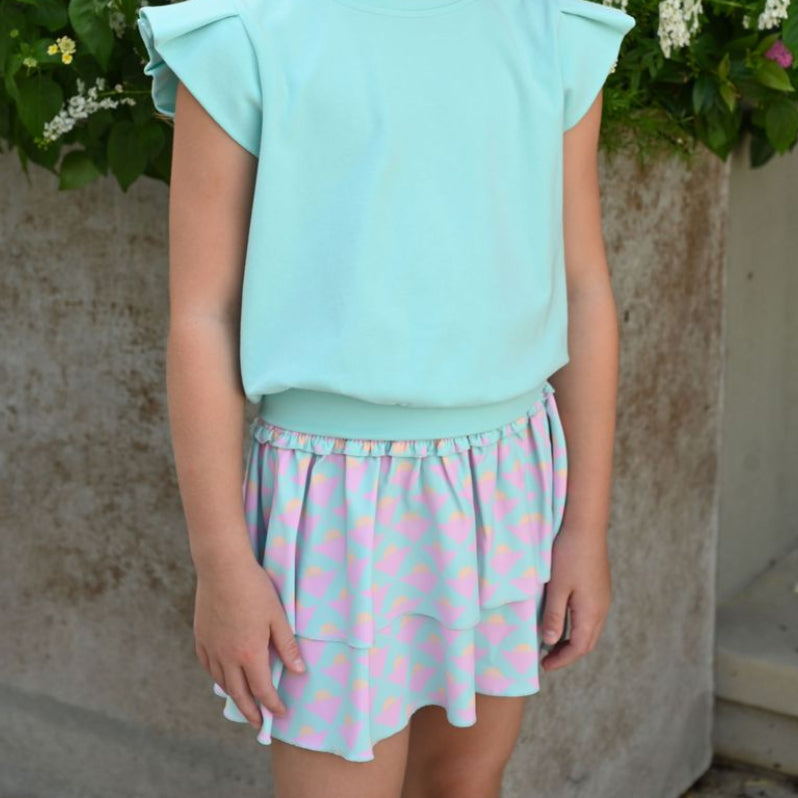 Scottie Skirt Abstract Horizon