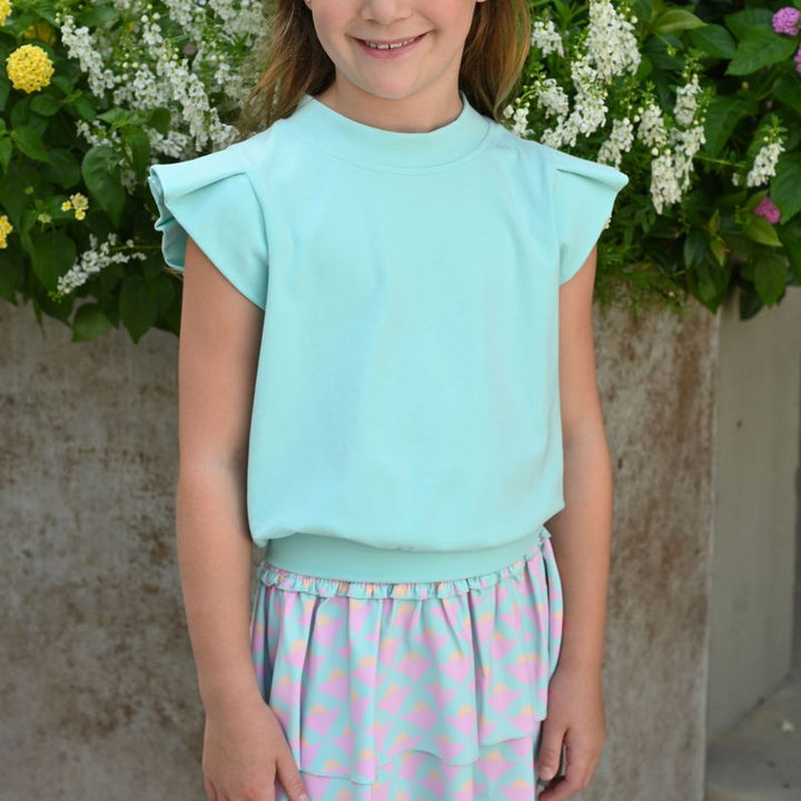 Olivia Top Turquoise