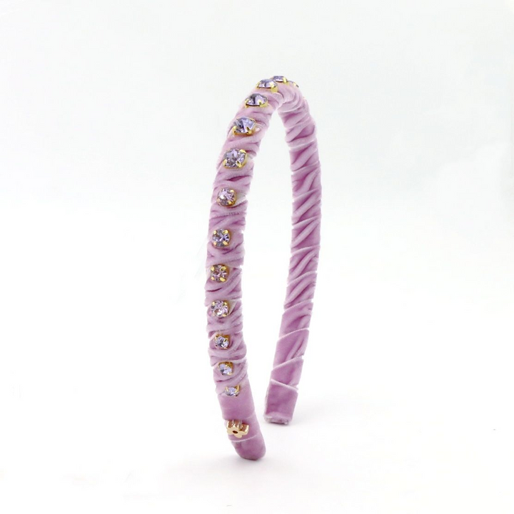 Velvet Stones Light Purple Headband