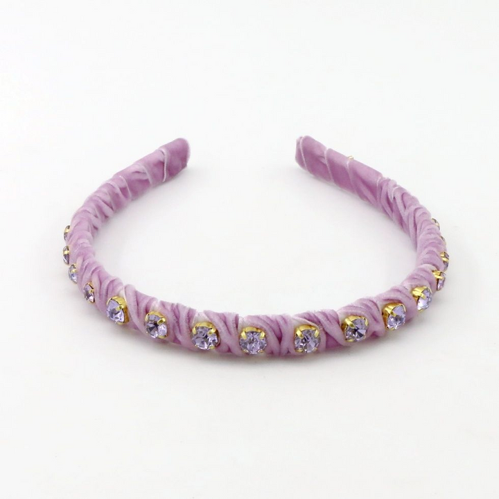 Velvet Stones Light Purple Headband