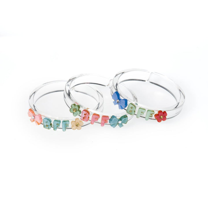 Bows Best Friends Forever Pastel Bangles