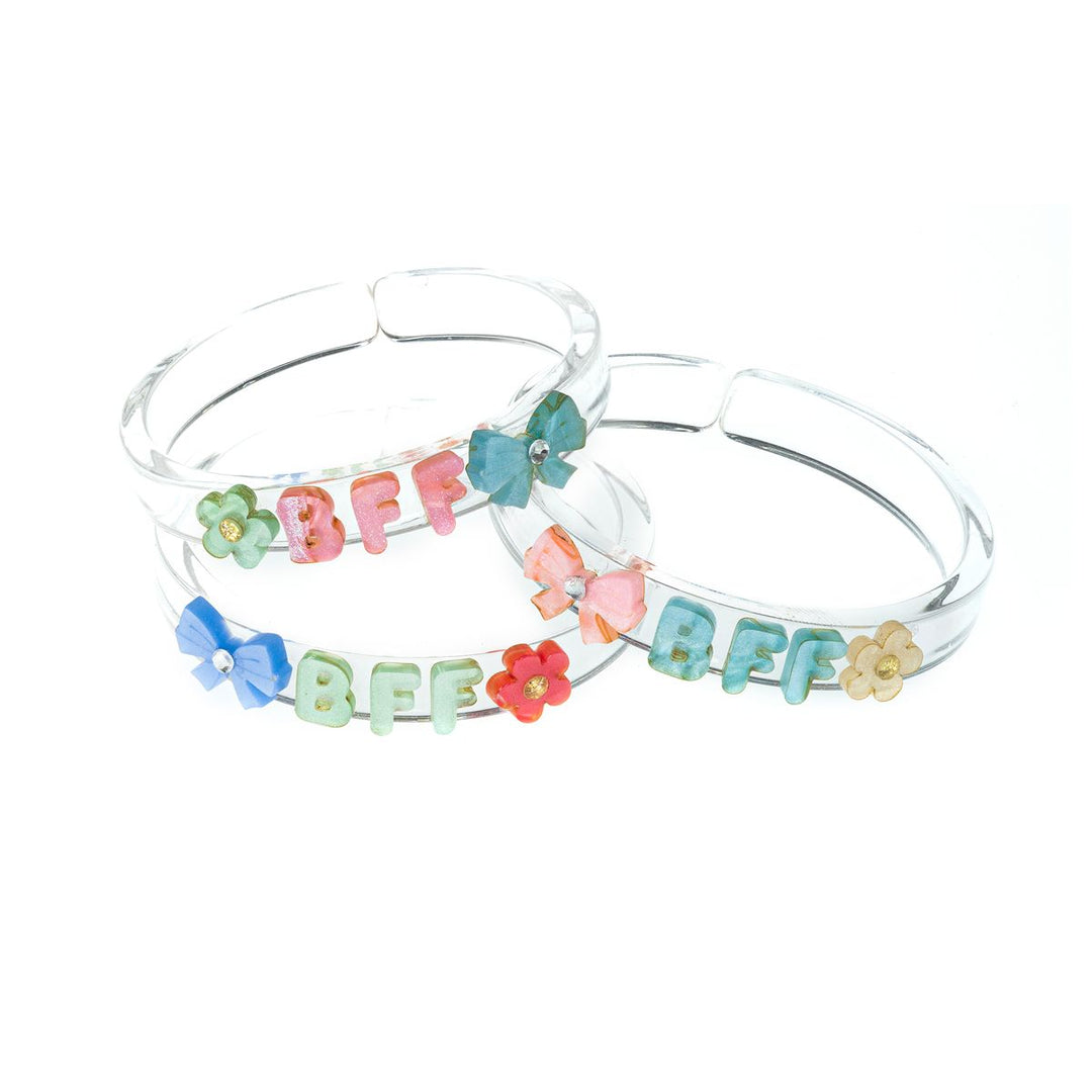 Bows Best Friends Forever Pastel Bangles