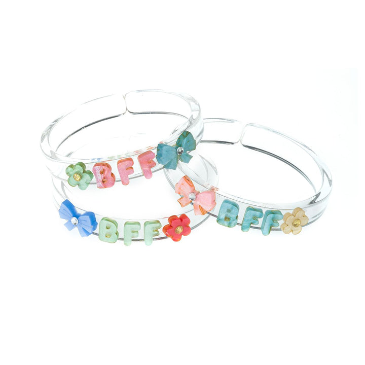 Bows Best Friends Forever Pastel Bangles