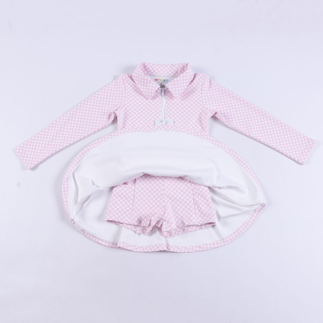 Poppy Pink Gingham Grace Dress