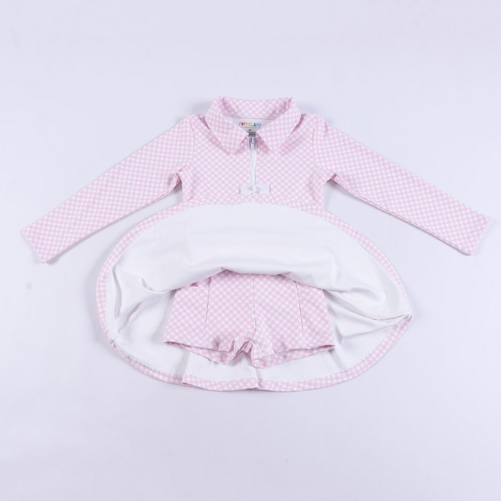 Poppy Pink Gingham Grace Dress