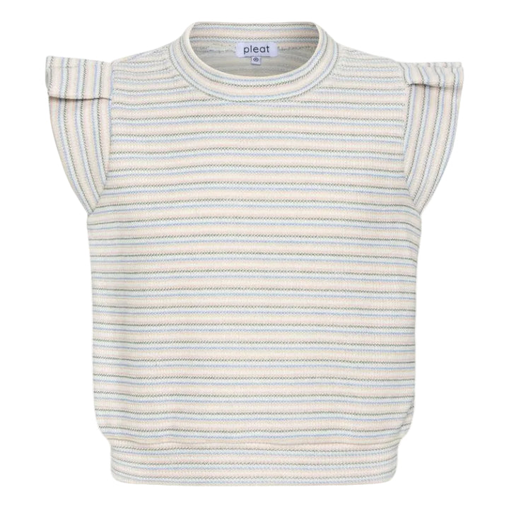 Olivia Top Macaron Stripe Knit
