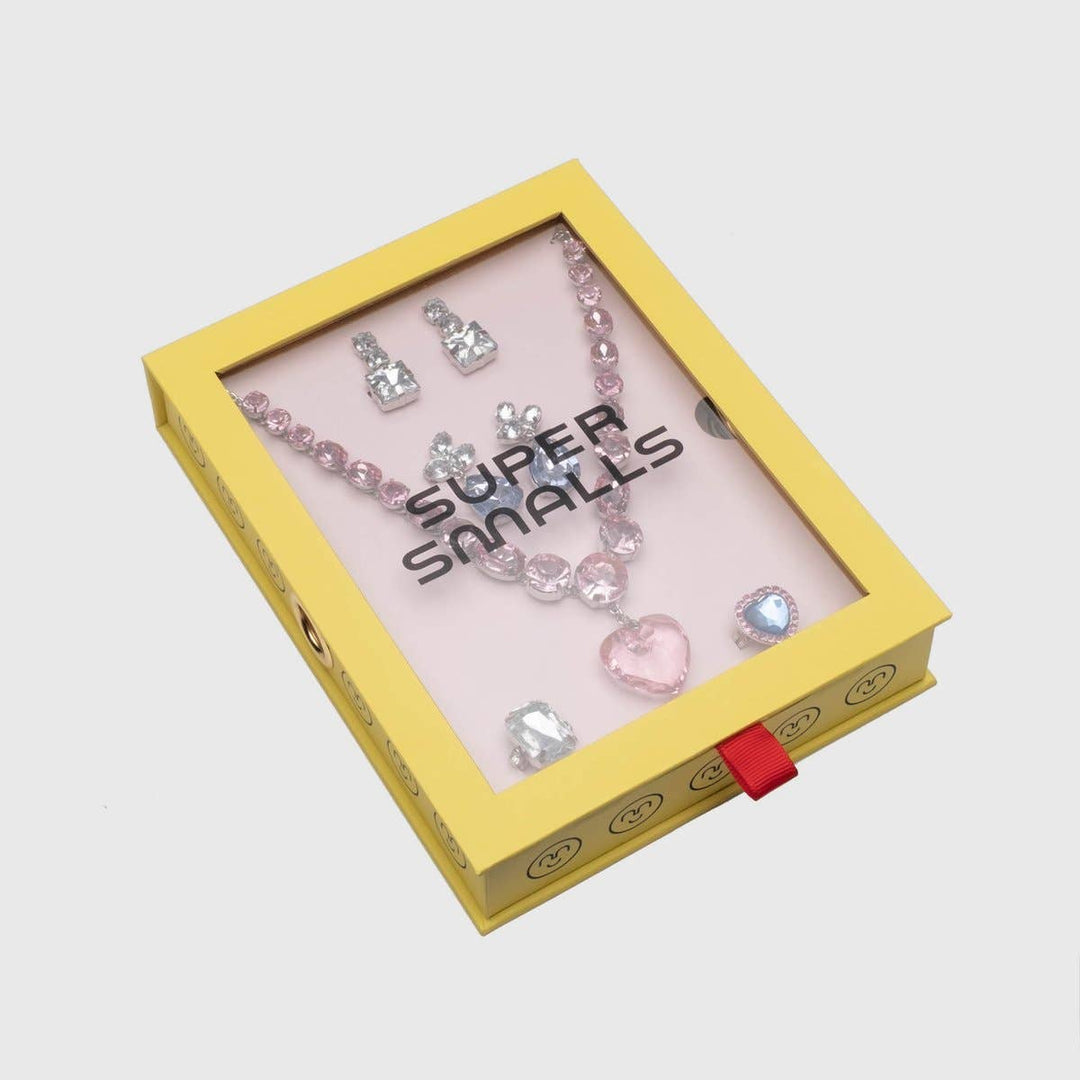 Pink &amp; Blue Necklace Set