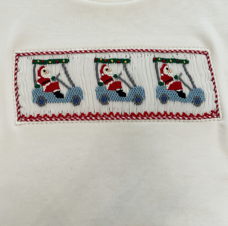 Golfing Santa Beau T-Shirt Set