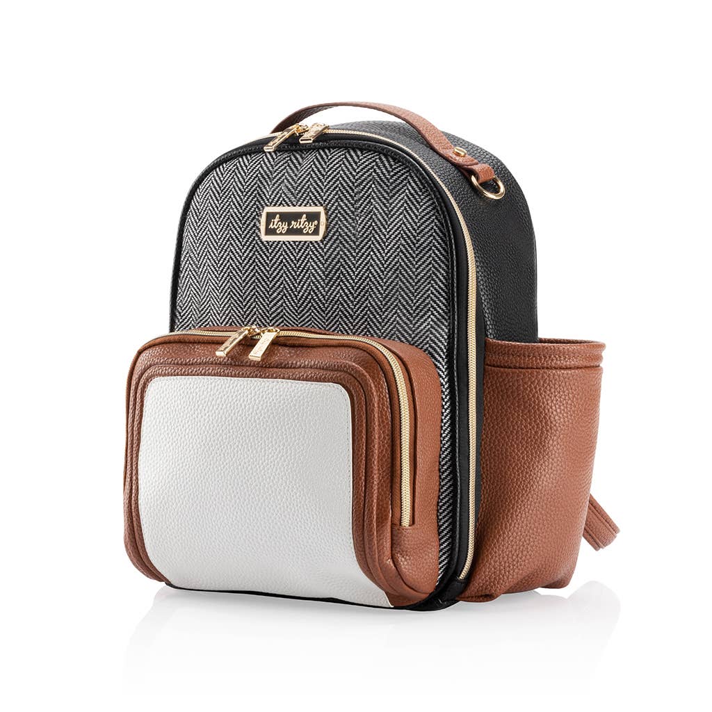 Coffee &amp; Cream Itzy Mini Plus™ Diaper Bag Backpack