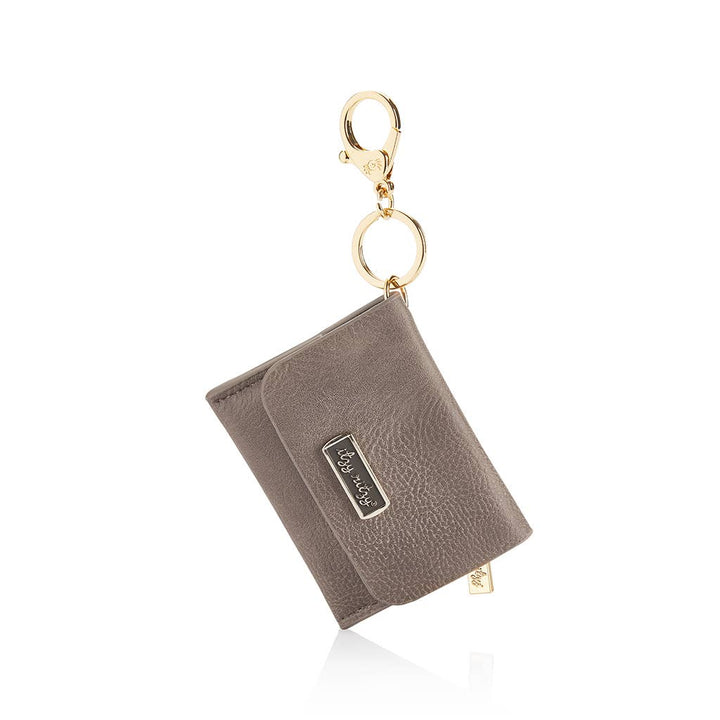 Taupe Itzy Mini Wallet Card Holder