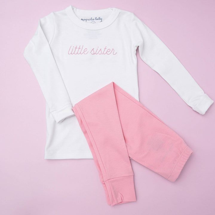 Little Sister Embroidered Long Pajamas