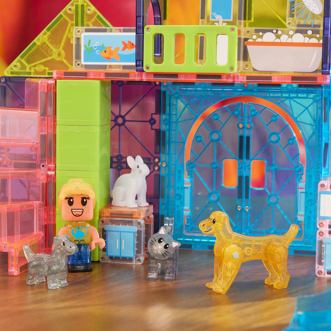 Magna-Tiles Pet Playhouse 50-Piece Set