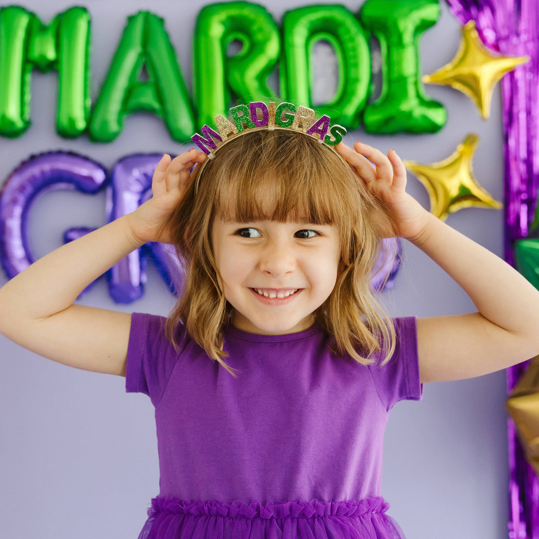 Mardi Gras Tiara Headband