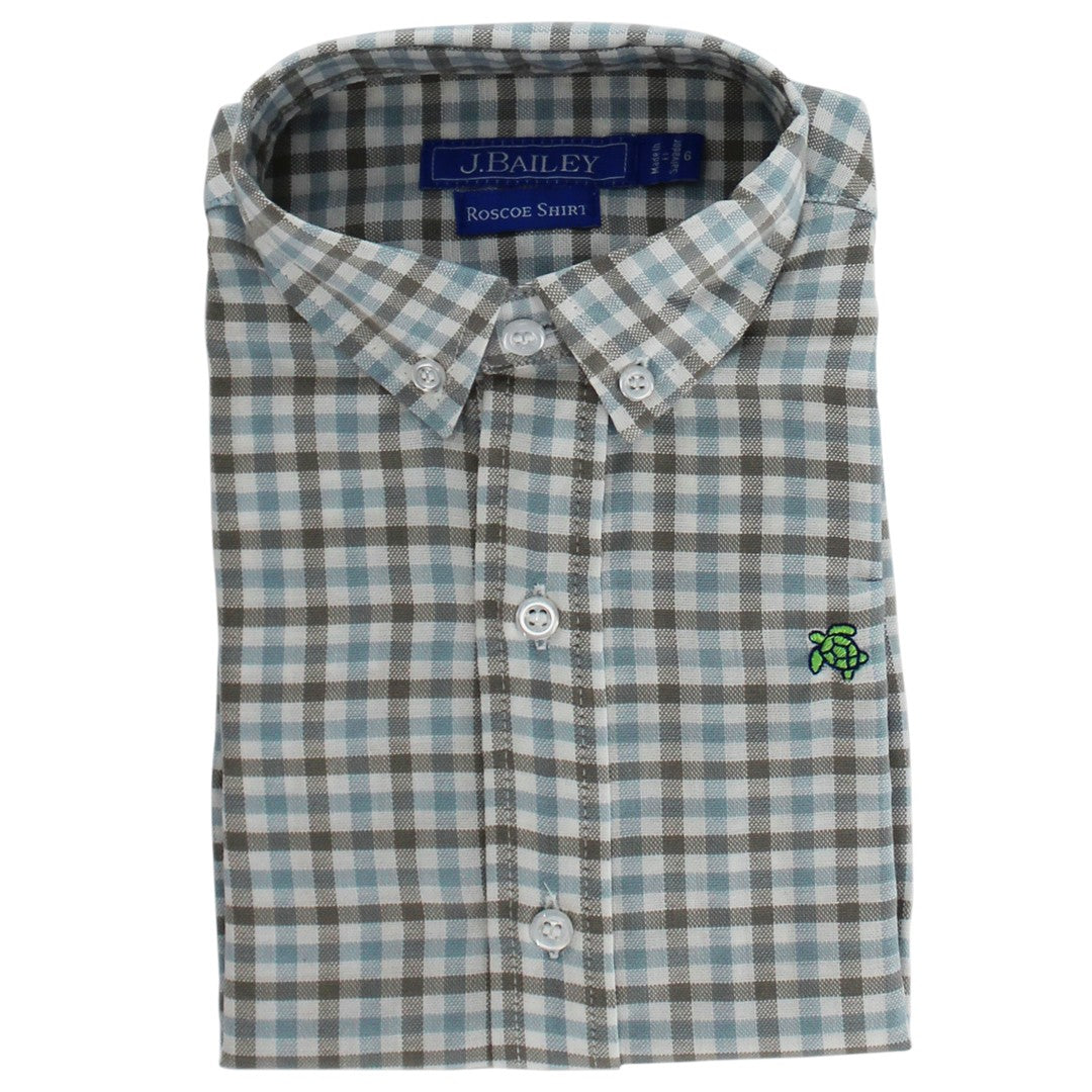 Roscoe Button Down - Pigeon