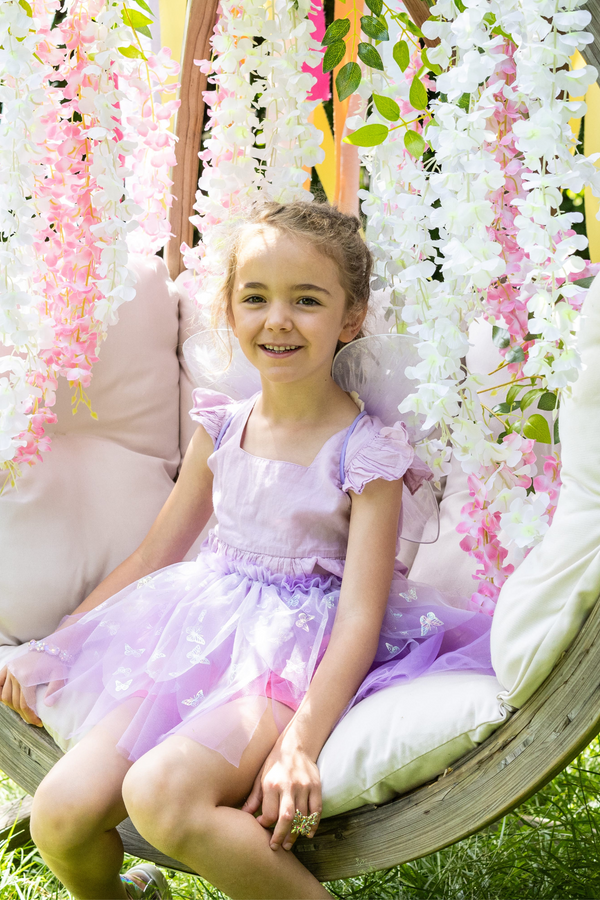 Flutter Butterfly Skirt &amp; Wings, Lilac
