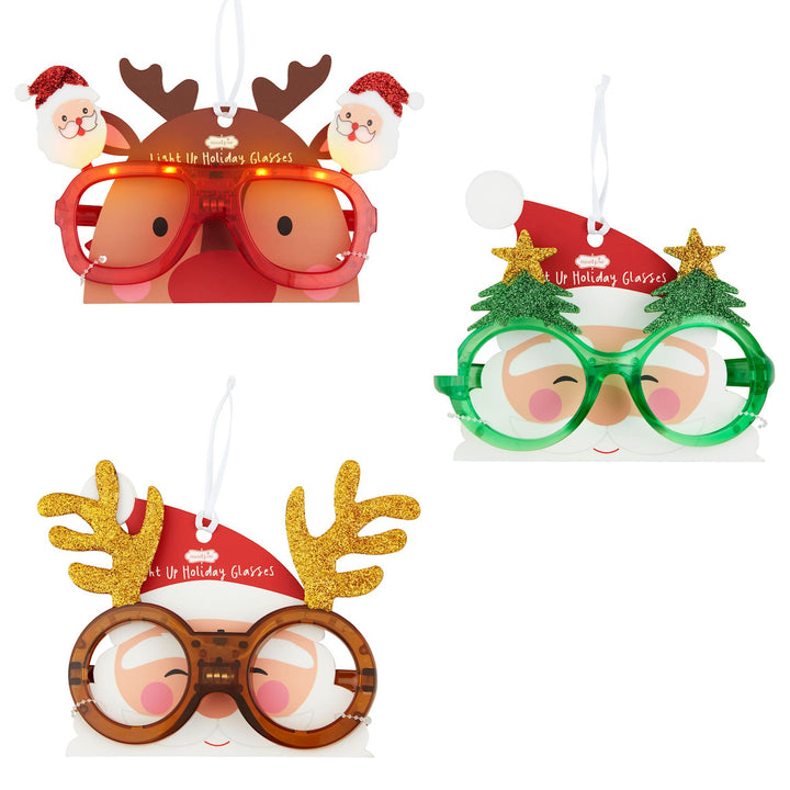 Christmas Light-Up Glasses