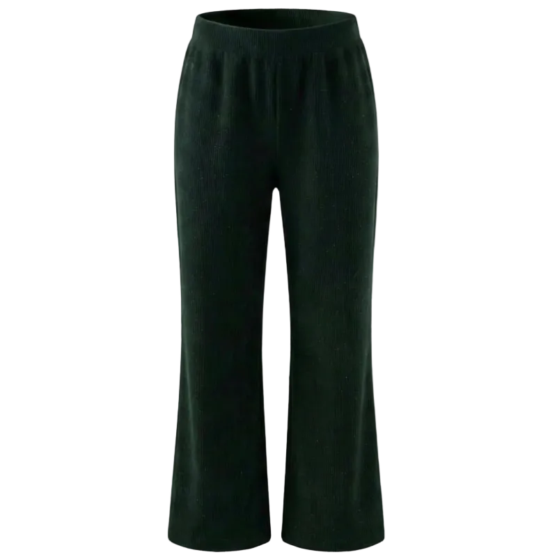 Lettie Pants Dark Green Velour