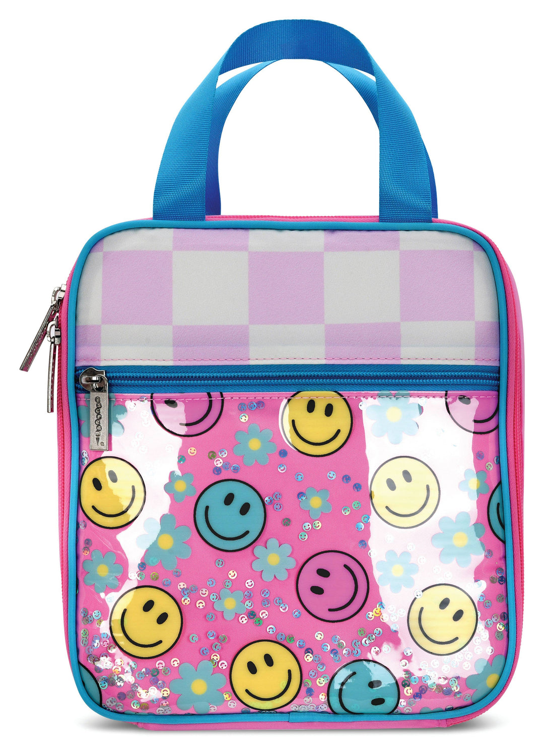 Happy Check Lunch Tote