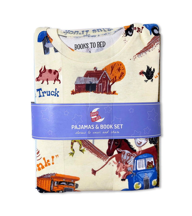 Little Blue Truck - Flat Pack Pajama Set With Book