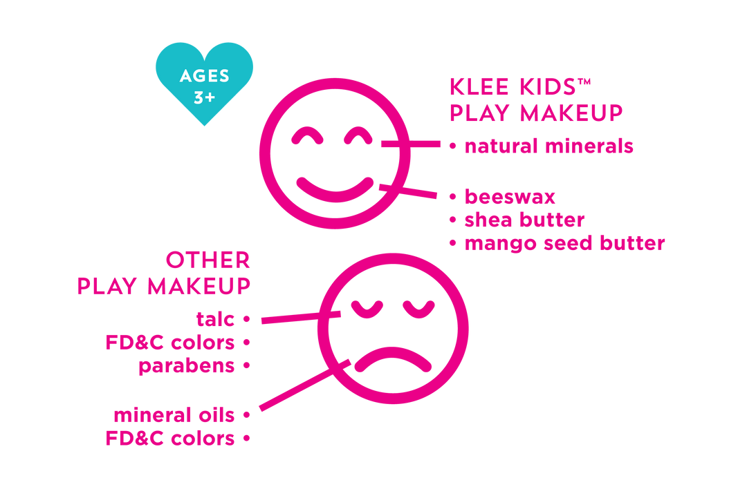 Strawberry Fairy - Klee Kids Natural Play Makeup 4-PC Kit