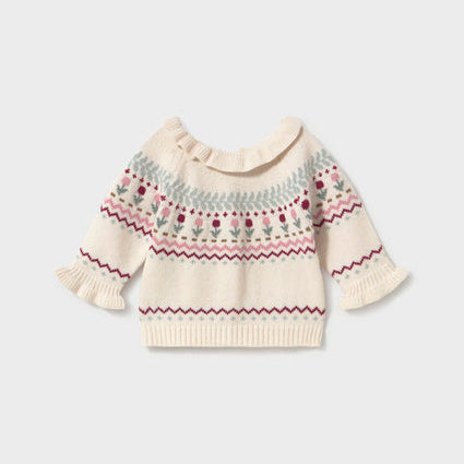 Newborn Girl Knit Sweater Pottery