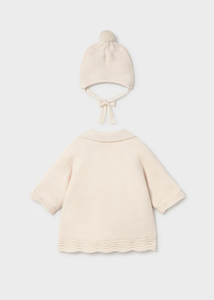Newborn Girl Coat with Hat Pottery