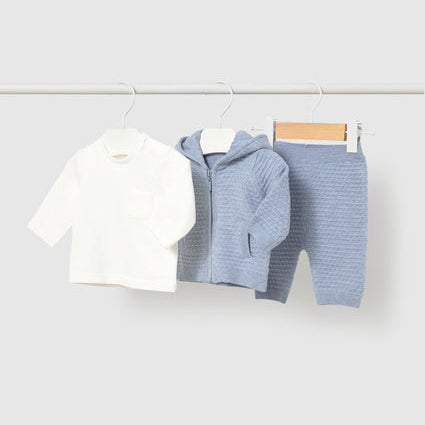 Newborn Boy 3-Piece Set Sky