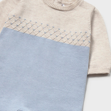 Tricot Romper Sky