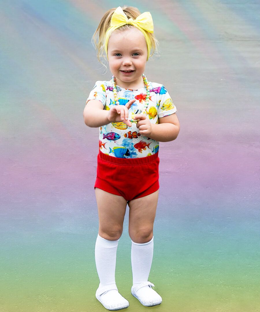 Classic White Nylon Knee High Socks