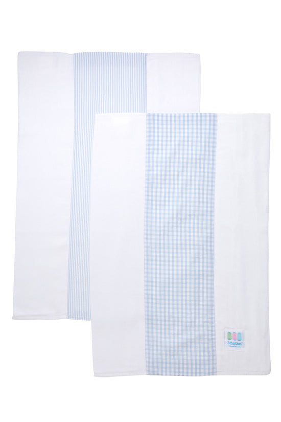 Set of Two Burps, Blue Basics