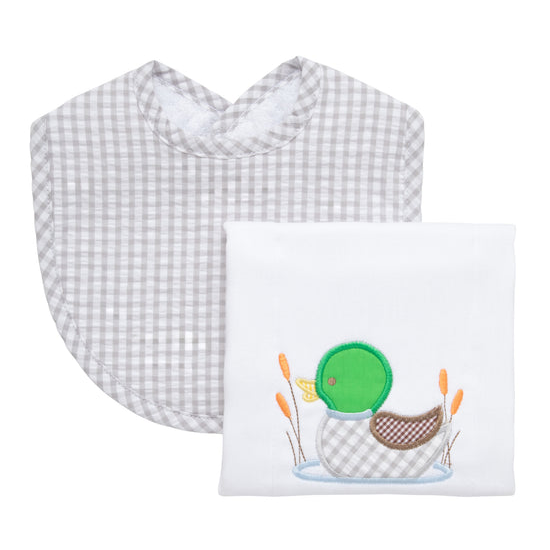 Mallard Basic Bib &amp; Burp Boxed Set