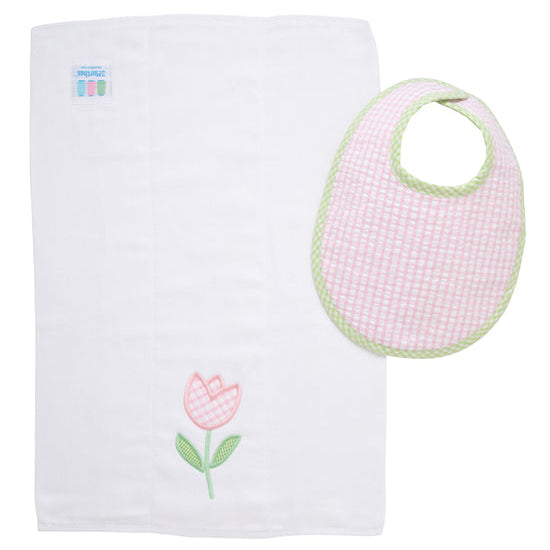 Tulip Basic Bib &amp; Burp Boxed Set