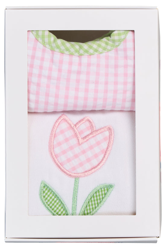 Tulip Basic Bib &amp; Burp Boxed Set