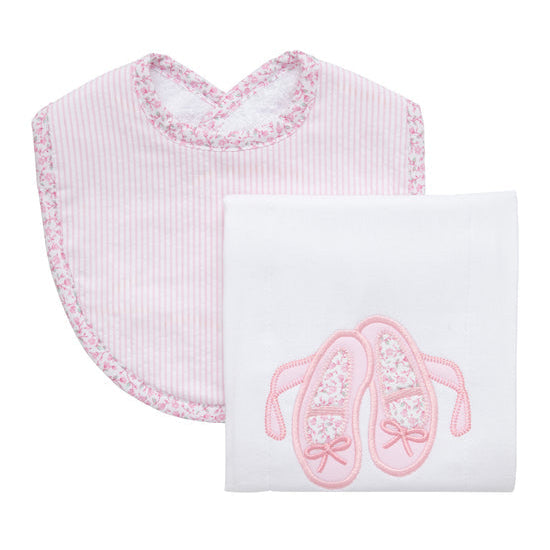 Ballet Basic Bib &amp; Burp Boxed Set