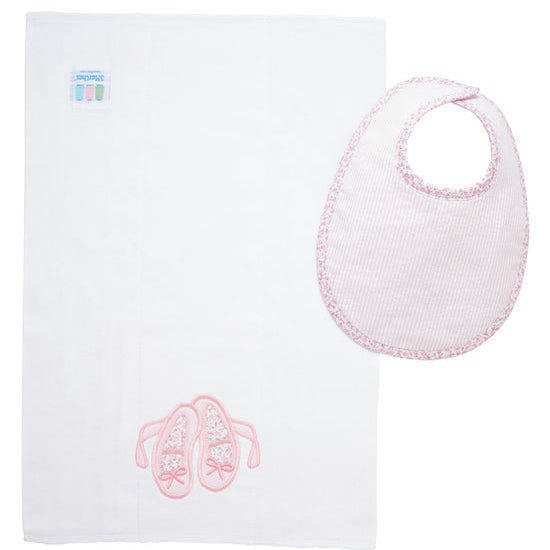 Ballet Basic Bib &amp; Burp Boxed Set