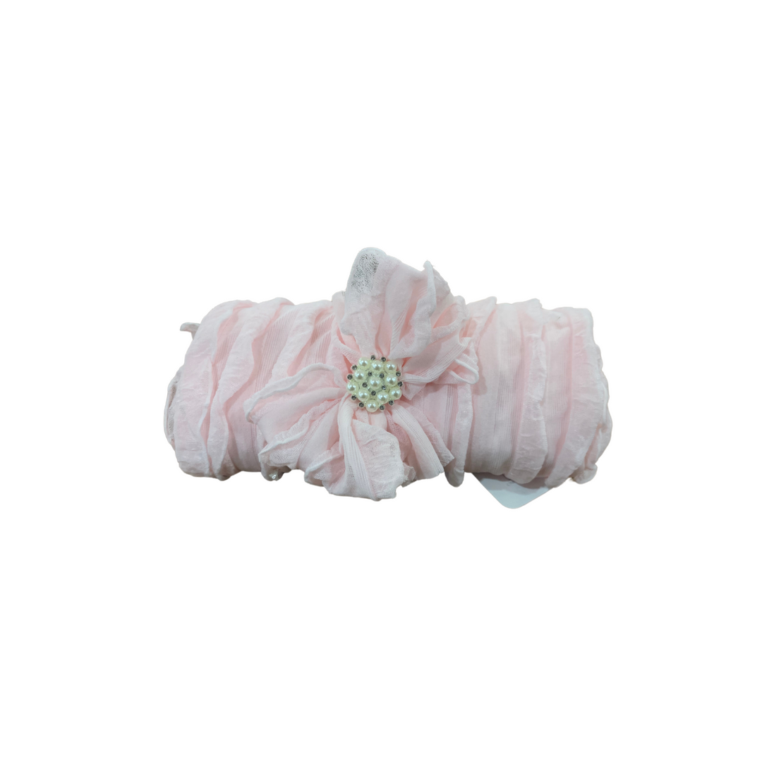 Ruffled Swaddle and Headband Set