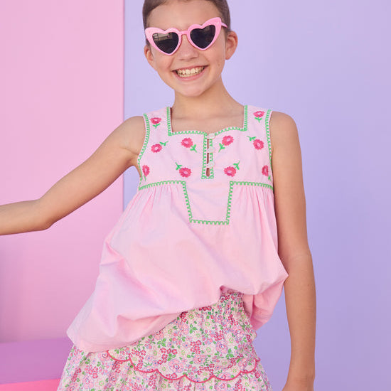 Keystone Top - Bloomsbury Embroidery