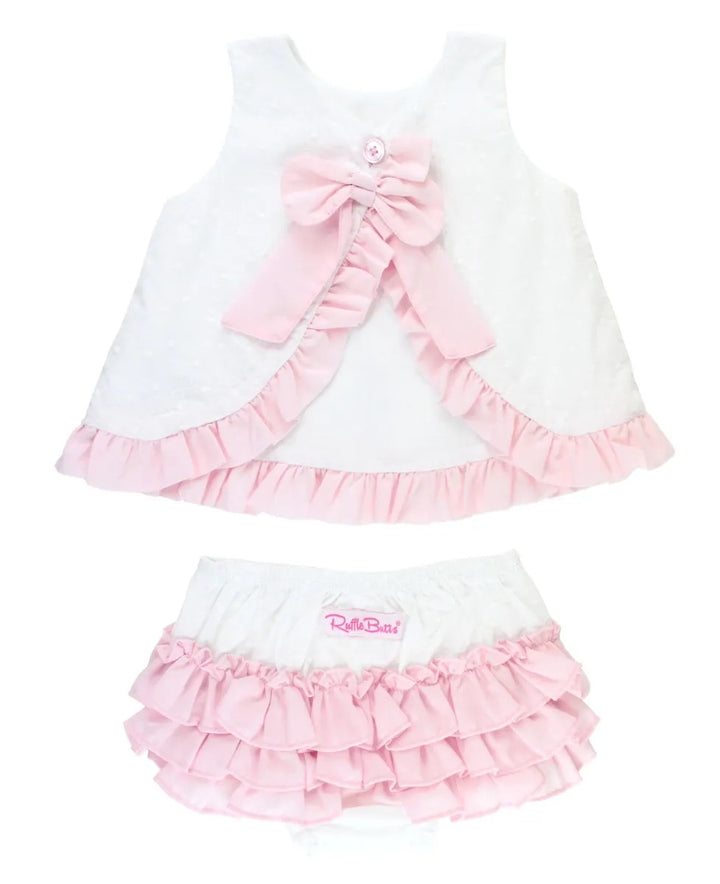 Swiss Dot Swing Top and Bloomer Set