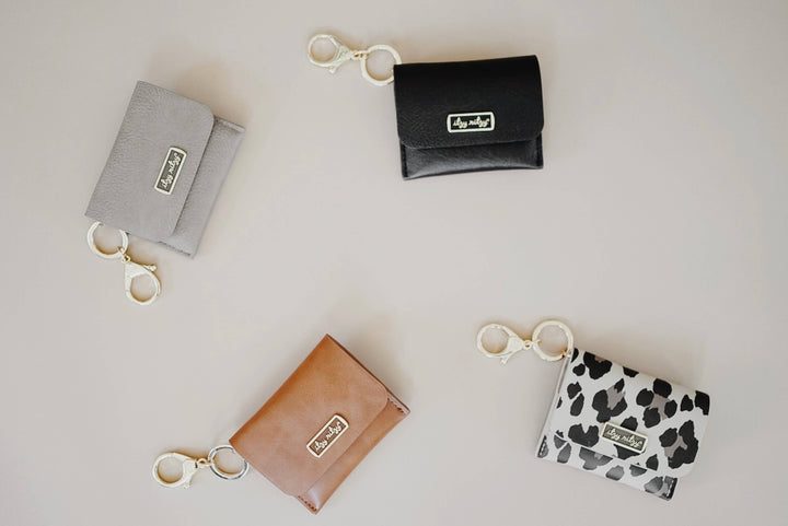 Taupe Itzy Mini Wallet Card Holder