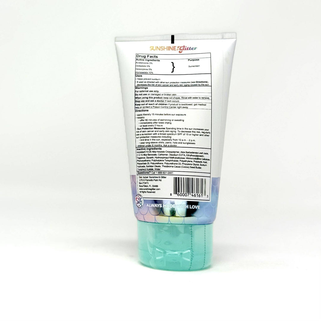 S&amp;G Mermaid Biodegradable Glitter SPF 50 TUBE