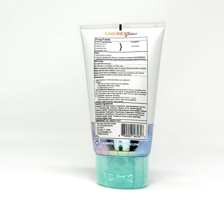 S&amp;G Mermaid Biodegradable Glitter SPF 50 TUBE