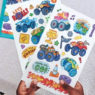 Tattoo Palooza: Temporary Tattoos - Monster Trucks