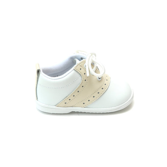 Austin Oxford White with Beige Saddle