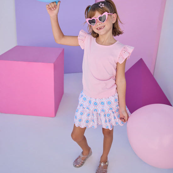 Two Tiered Skort - Jaipur Pop