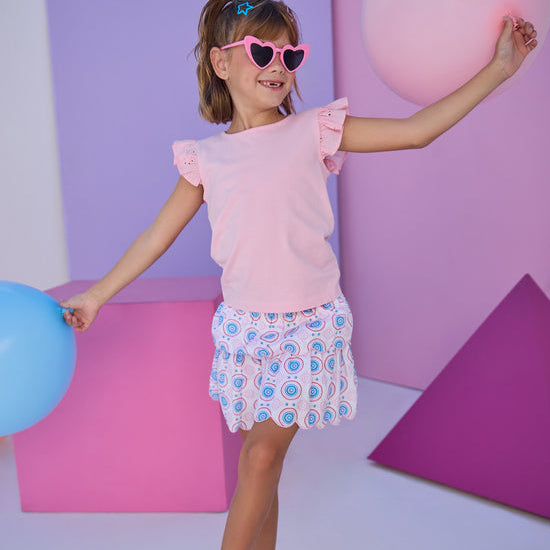 Two Tiered Skort - Jaipur Pop