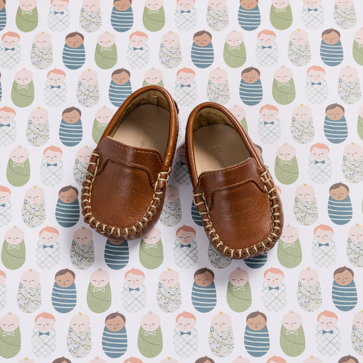 Baby  Moccasin - Natural Brown